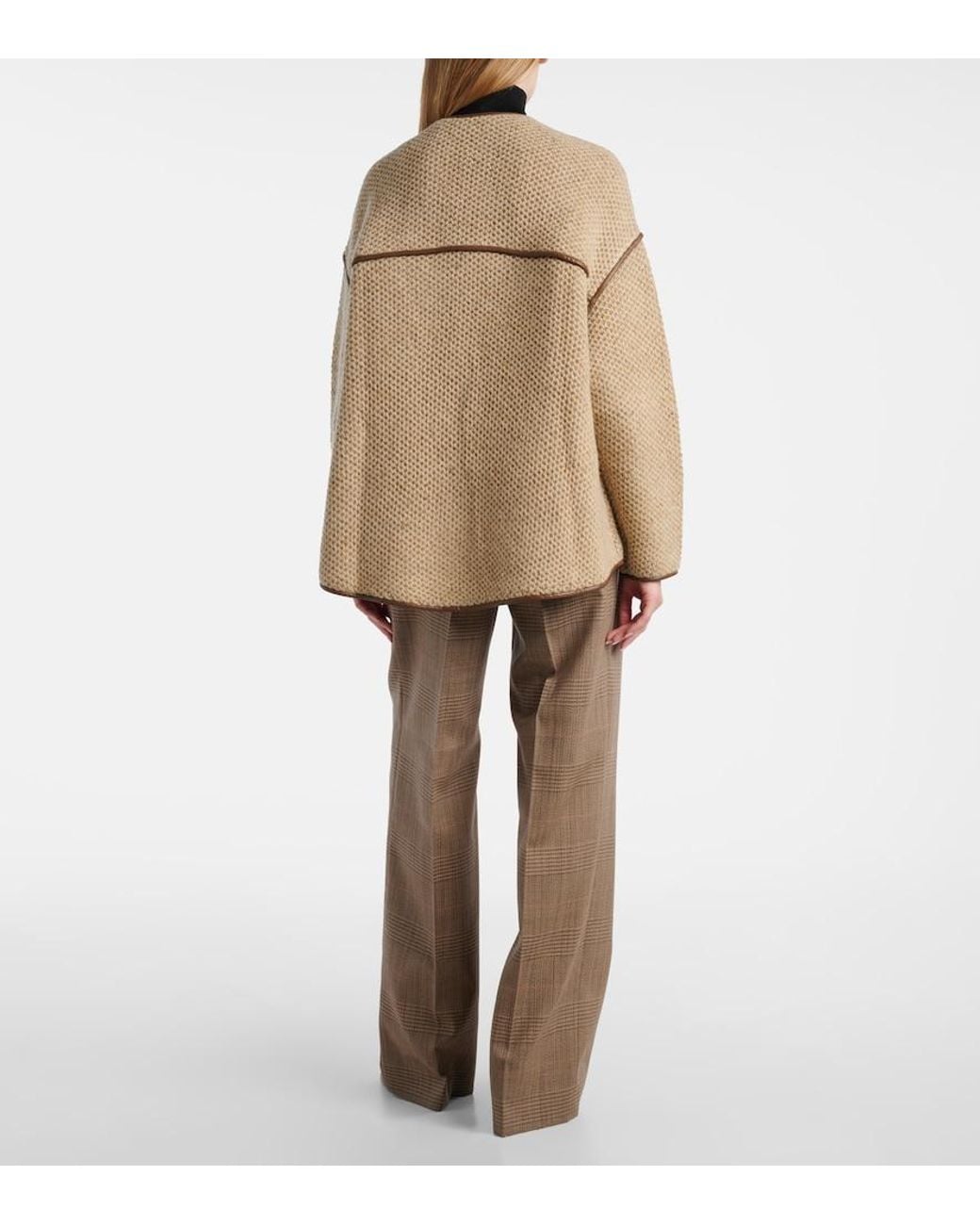 Altuzarra Natural Medrano Wool-Blend Jacket
