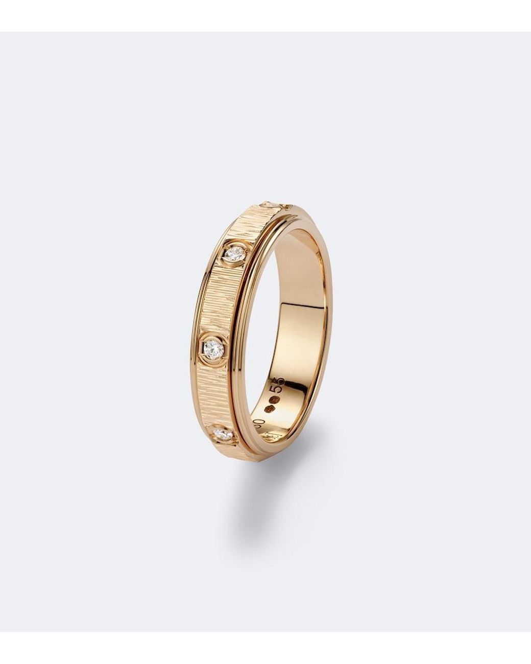 Piaget White Possession Decor Palace 18Kt Rose Ring With Diamonds