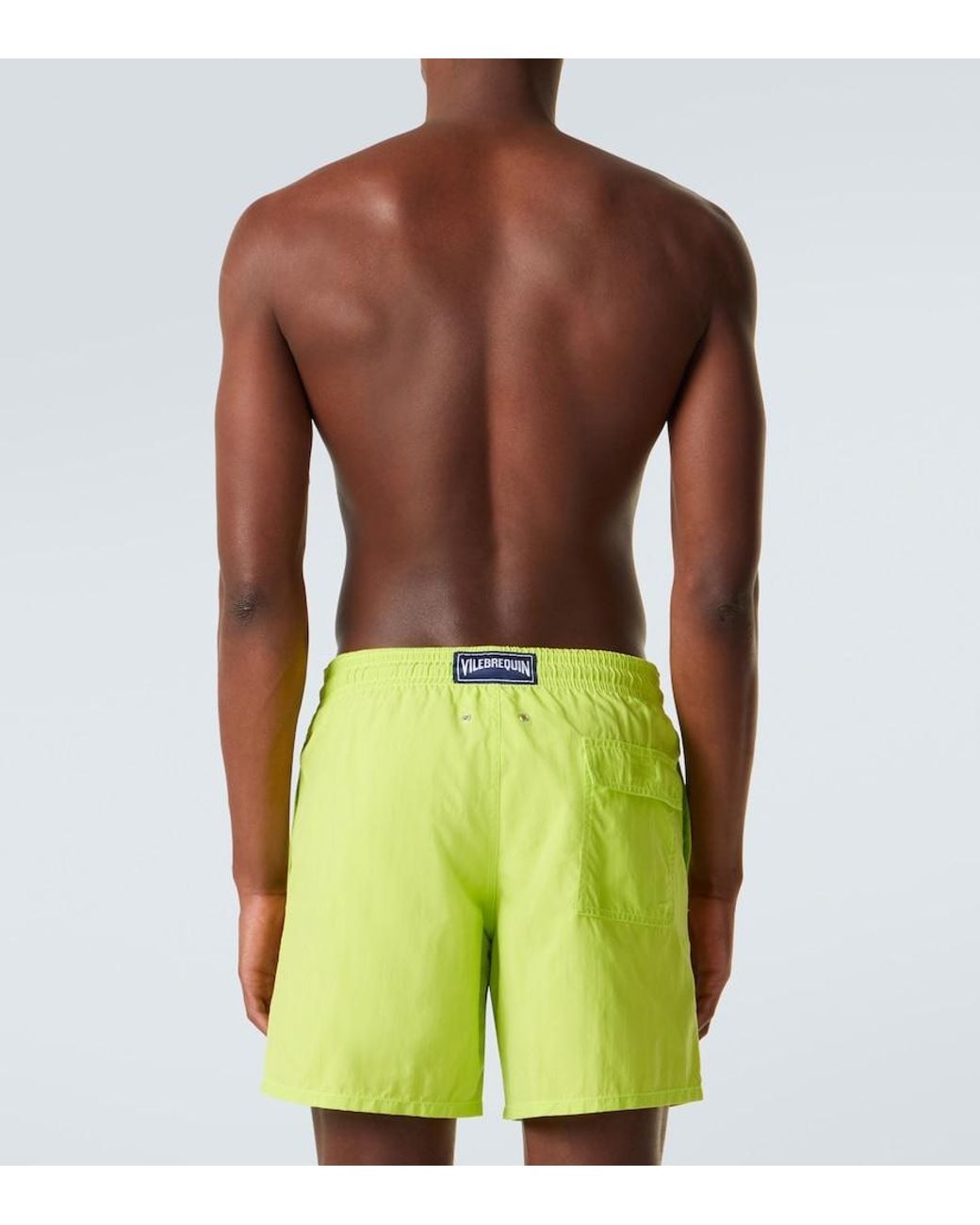 Vilebrequin Yellow Hypnoctopus Swim Trunks for men