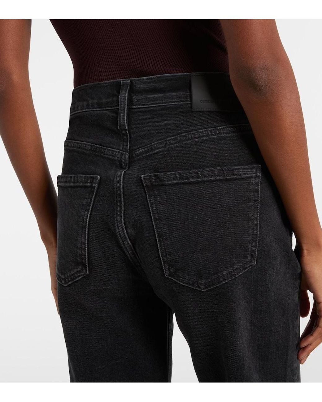 Citizens of Humanity Blue Delfina Straight Jeans