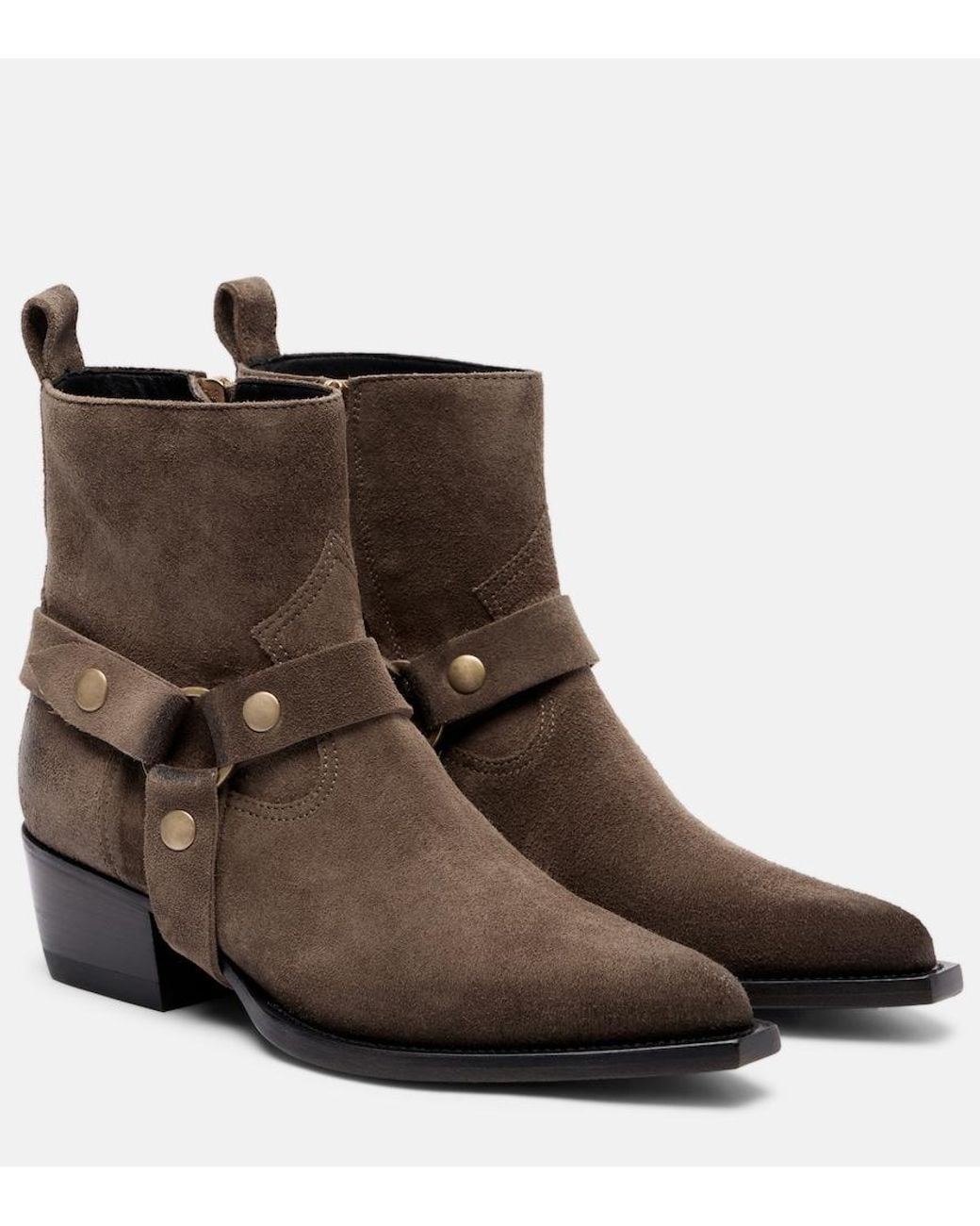 Golden Goose Deluxe Brand Brown Debbie 45 Suede Ankle Boots