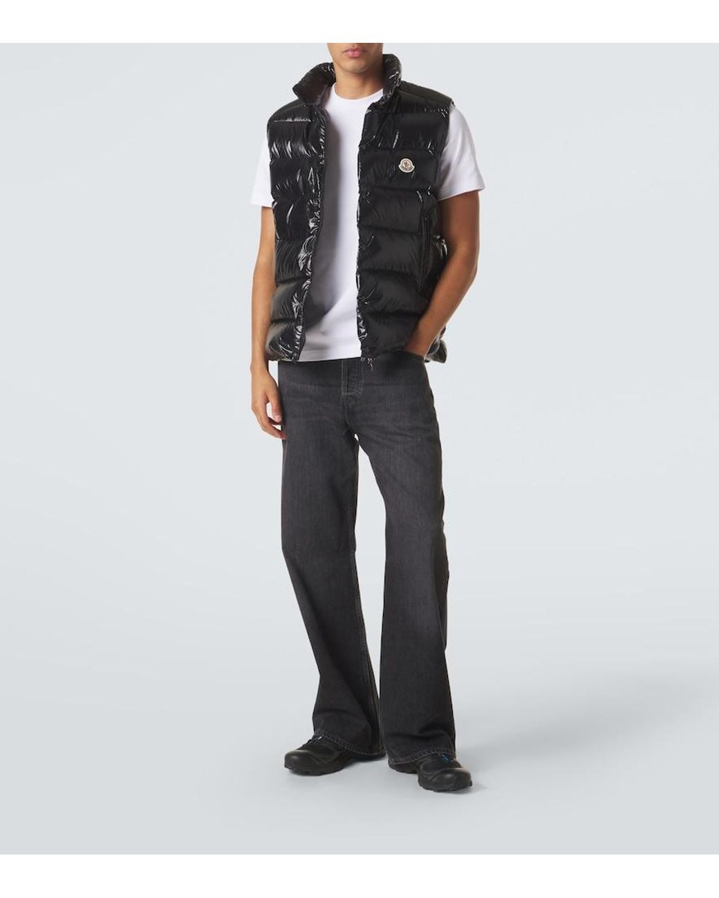 Moncler White Cotton Jersey T-Shirt for men