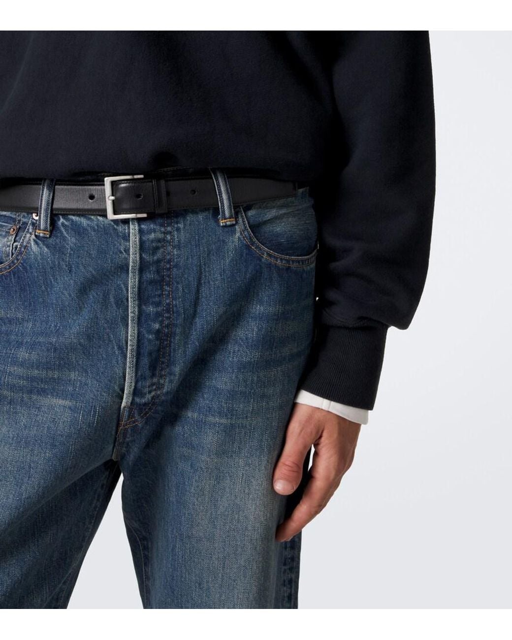 A.PRESSE Blue Cotton Zip-Up Sweater for men