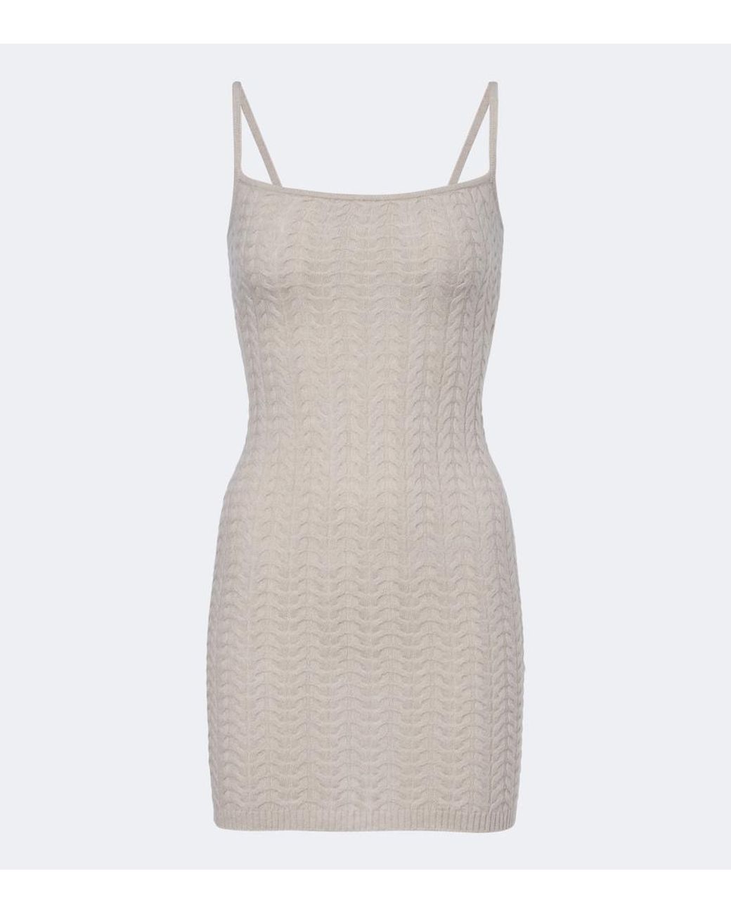 AYA MUSE Natural Alia Wool And Alpaca-Blend Minidress