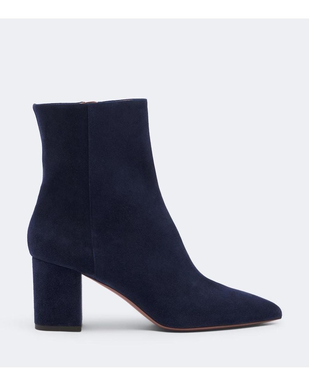 Paris Texas Blue Anja Suede Ankle Boots