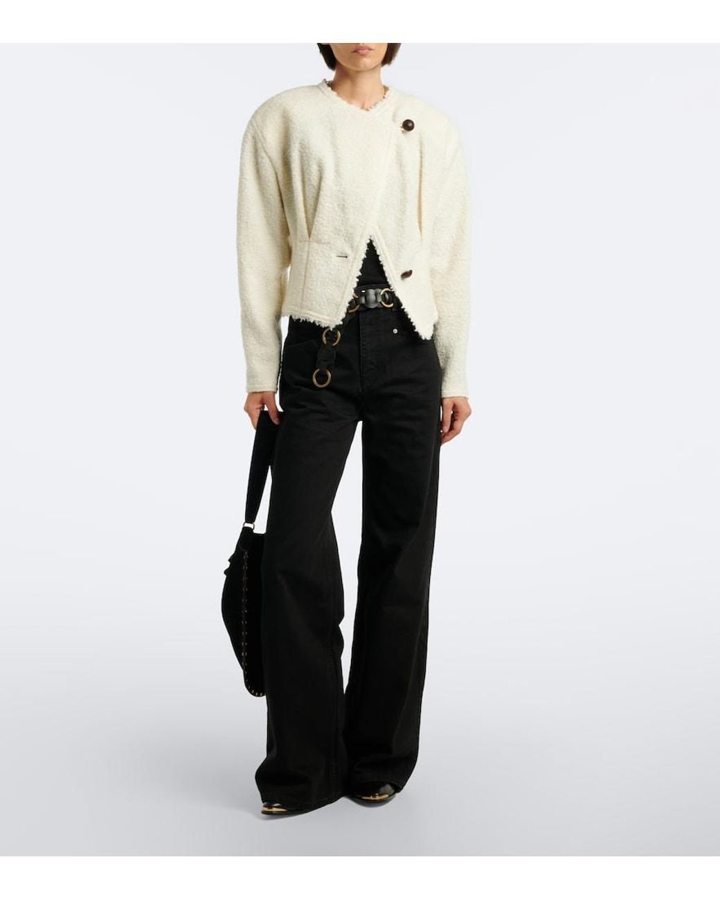 Isabel Marant Black Lemony Wide-Leg Jeans