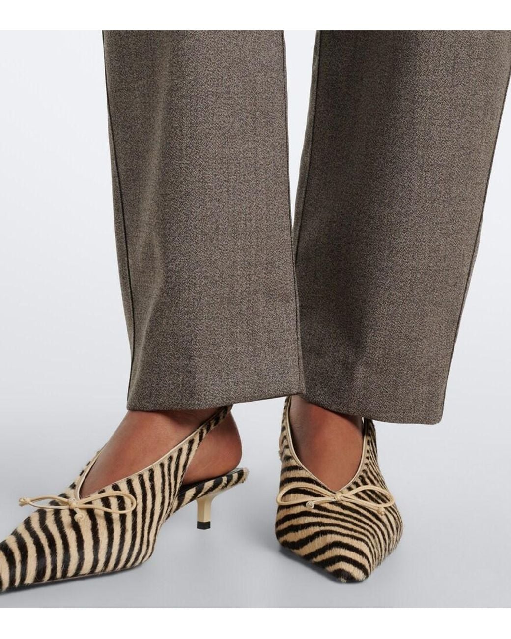 Jacquemus Gray Citta Cotton Barrel-Leg Pants