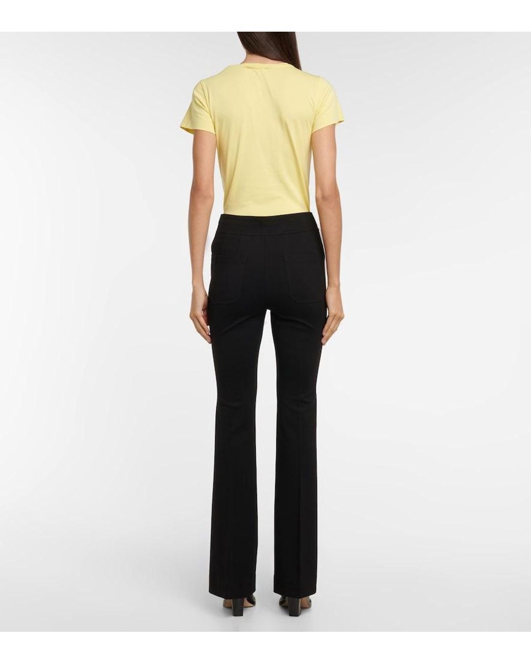 Dorothee Schumacher Black Emotional Essence High-Rise Flared Pants