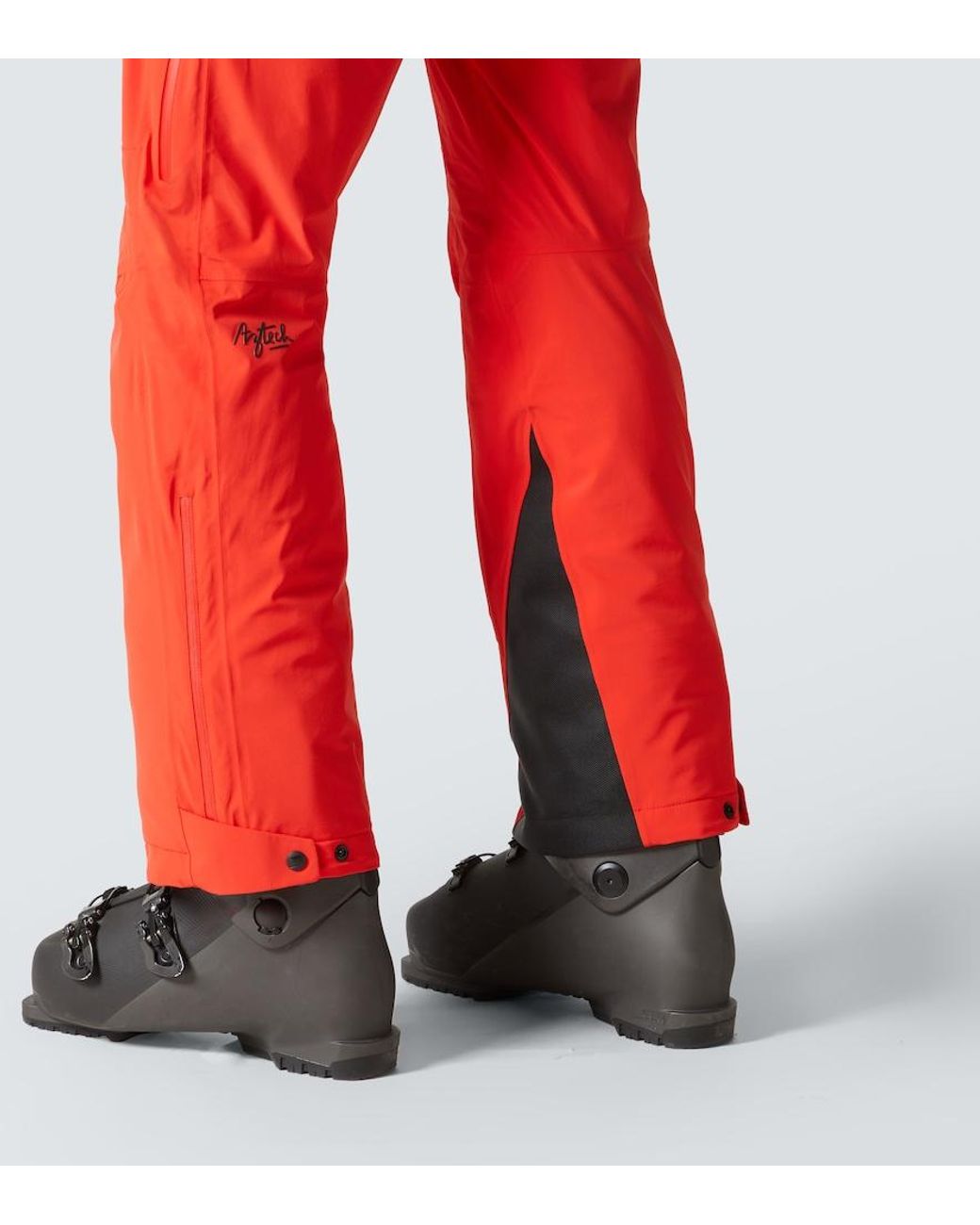 Pantaloni Da Sci Team Aztech di Aztech Mountain in Red da Uomo