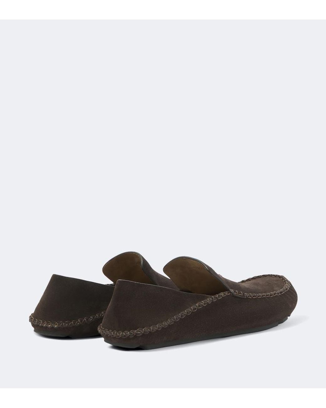 Loewe Brown Rambla Suede Loafers for men