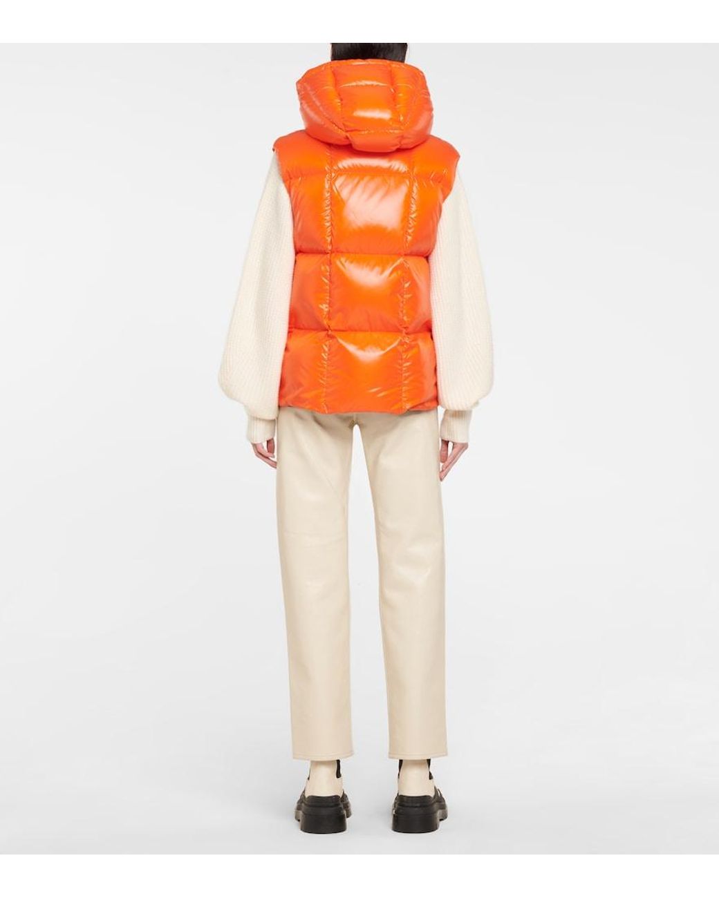 Moncler Orange Luzule Puffer Vest