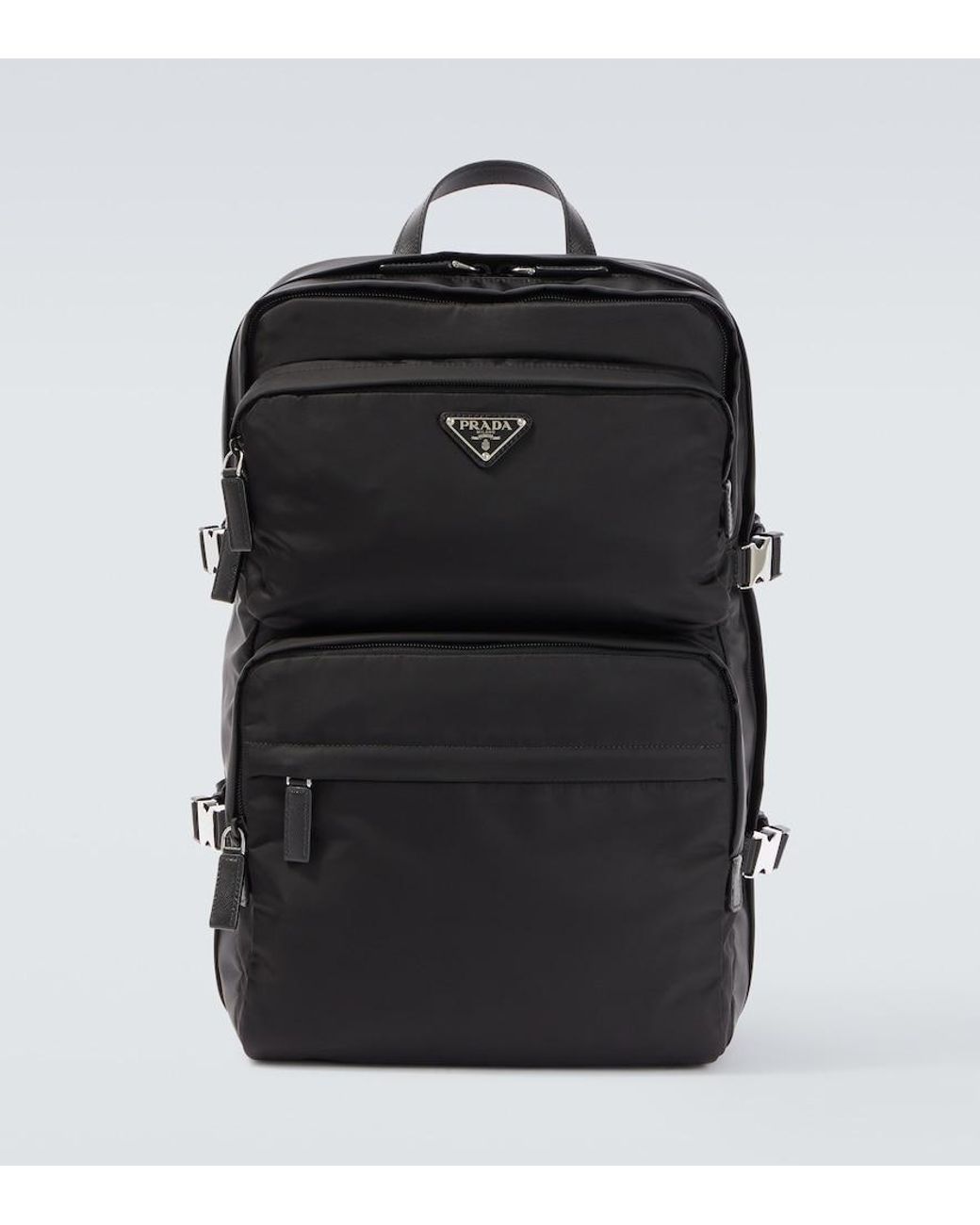Prada Black Re-Nylon Backpack for men