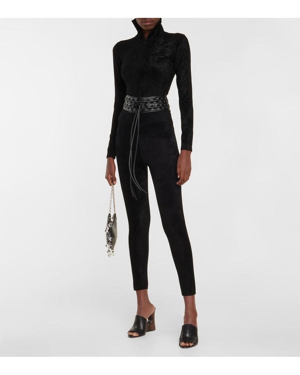Body Alaïa en coloris Black