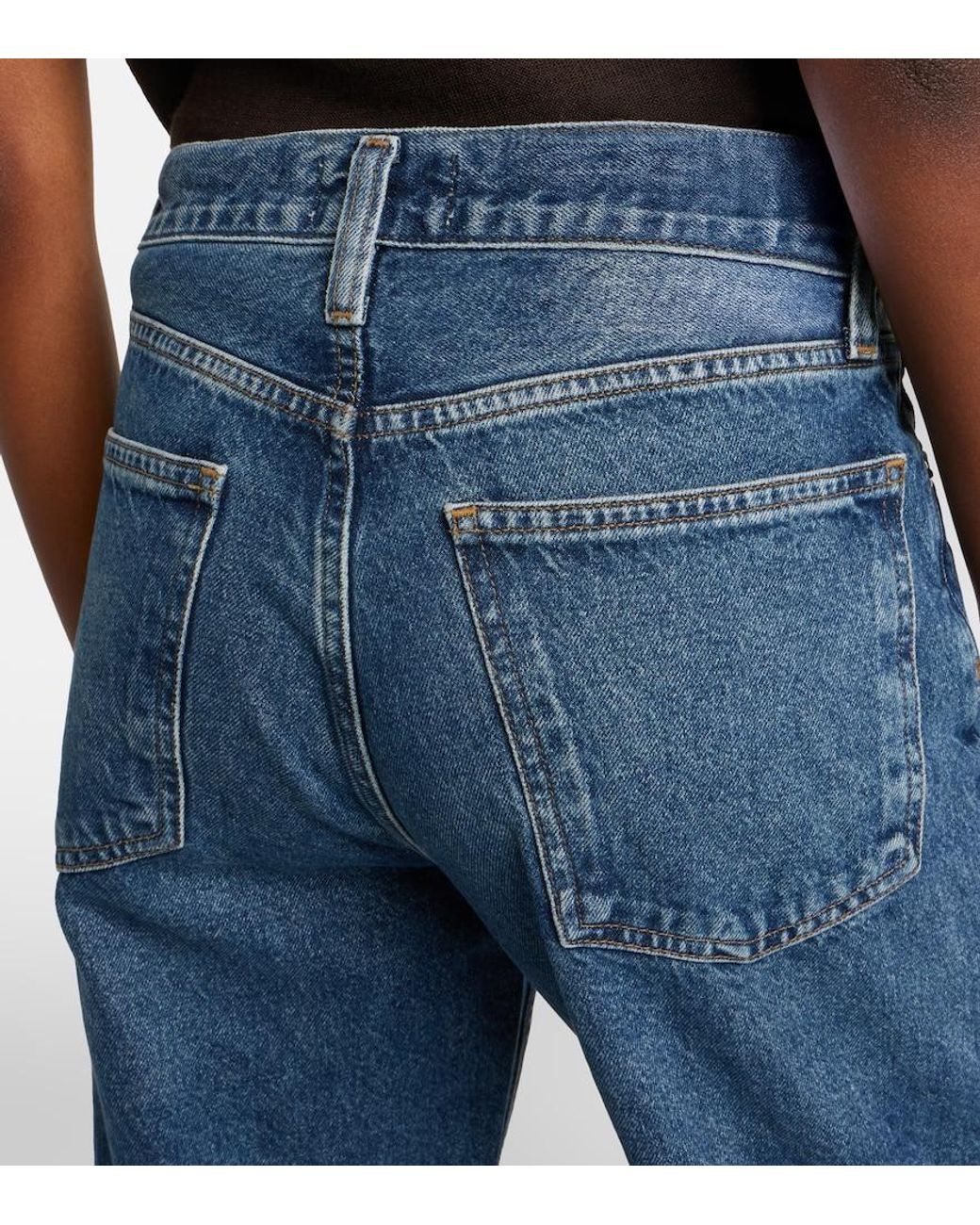 Jeans Barrel Arc Agolde de color Blue