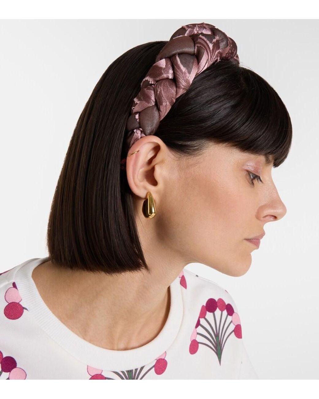 LaDoubleJ Pink Rapunzel Jacquard Headband