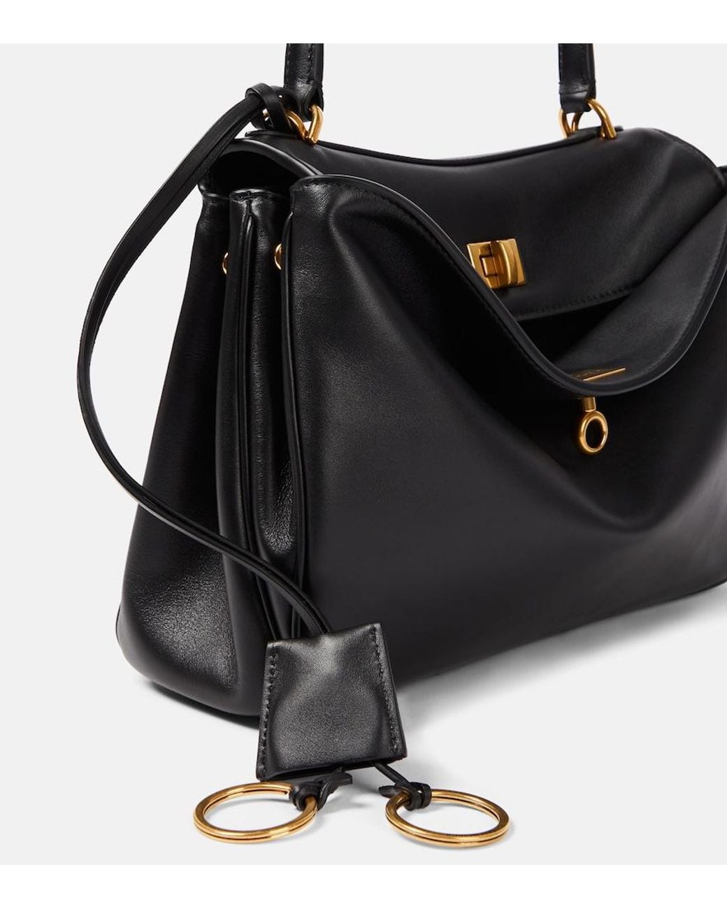 Balenciaga Black Rodeo Small Leather Handbag