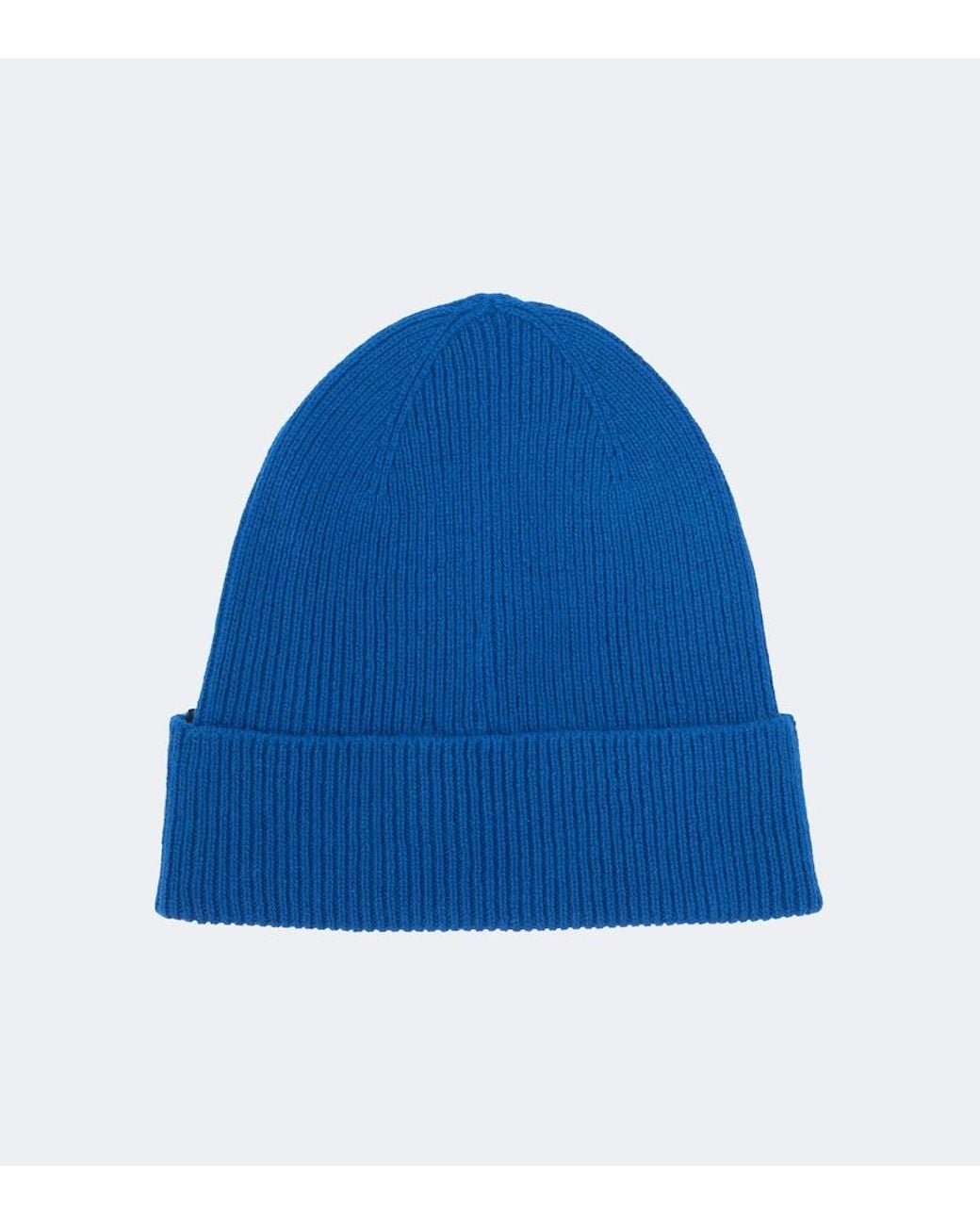 Tom Ford Blue Ribbed-Knit Cashmere Beanie for men