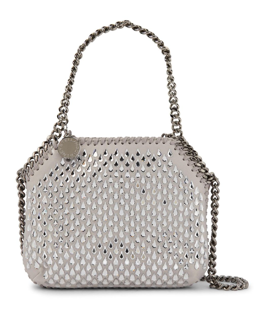 Stella McCartney Falabella Mini Tote in Gray | Lyst