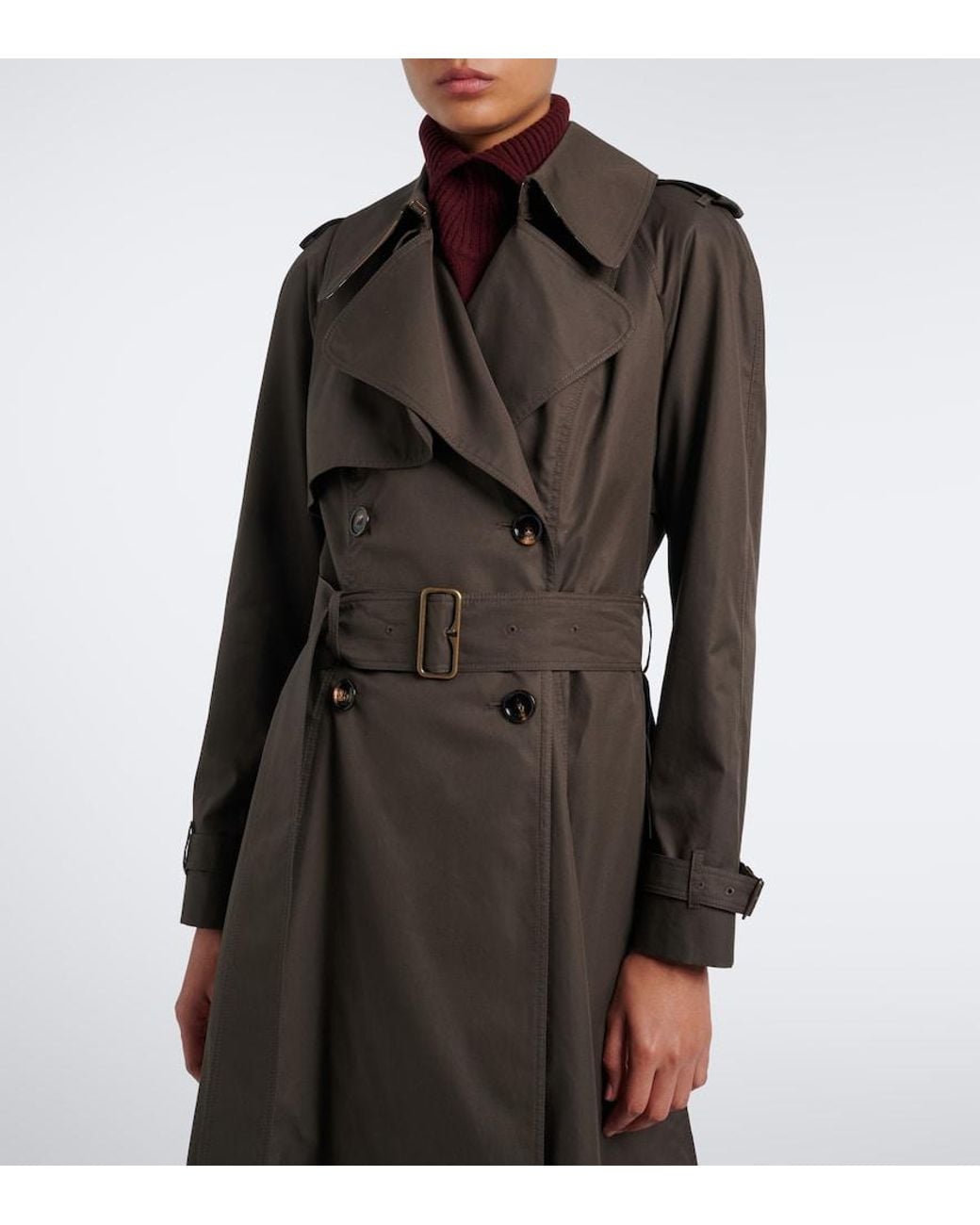 Burberry Brown Pembury Cotton Gabardine Trench Coat