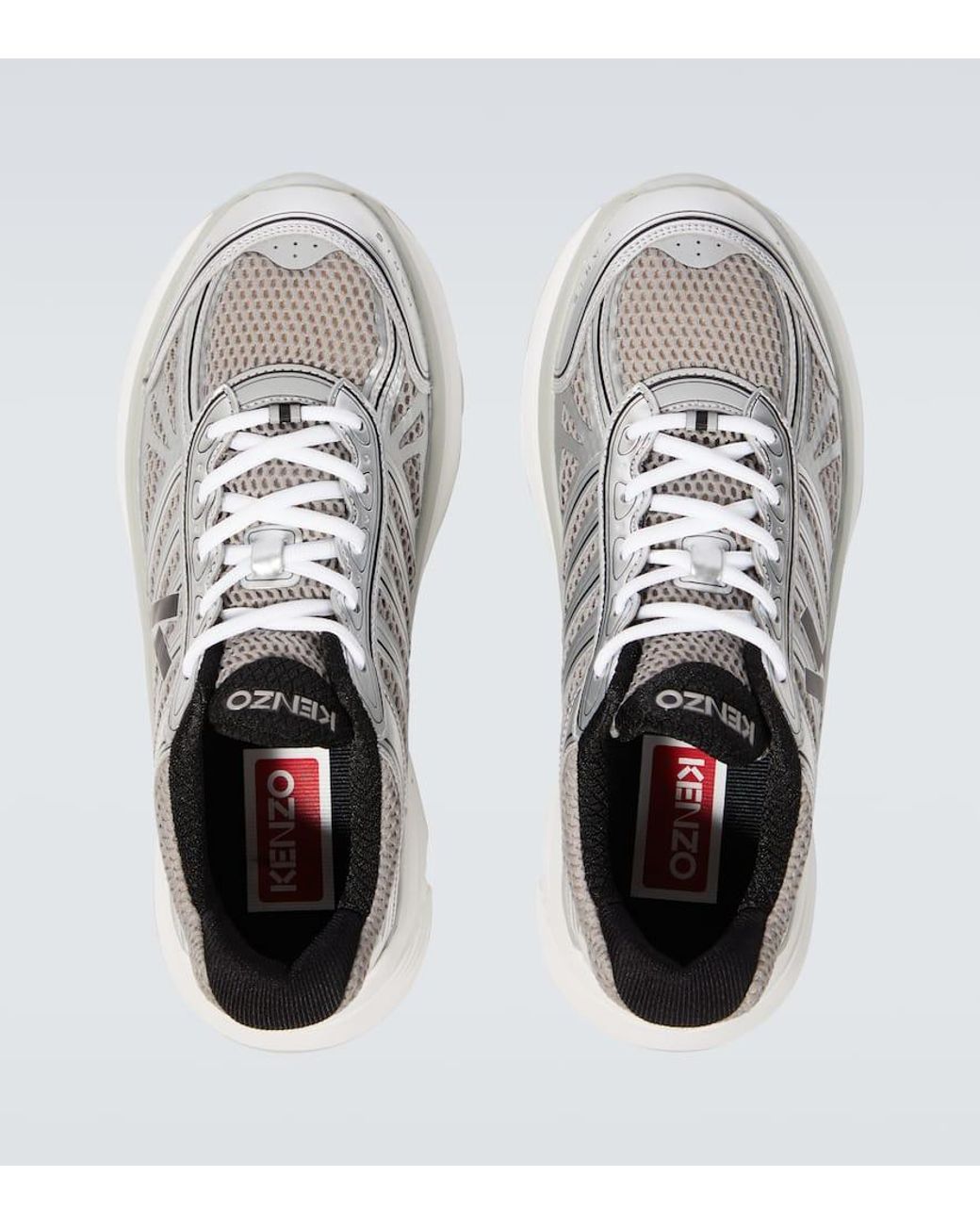 KENZO Metallic Pace Mesh Sneakers for men