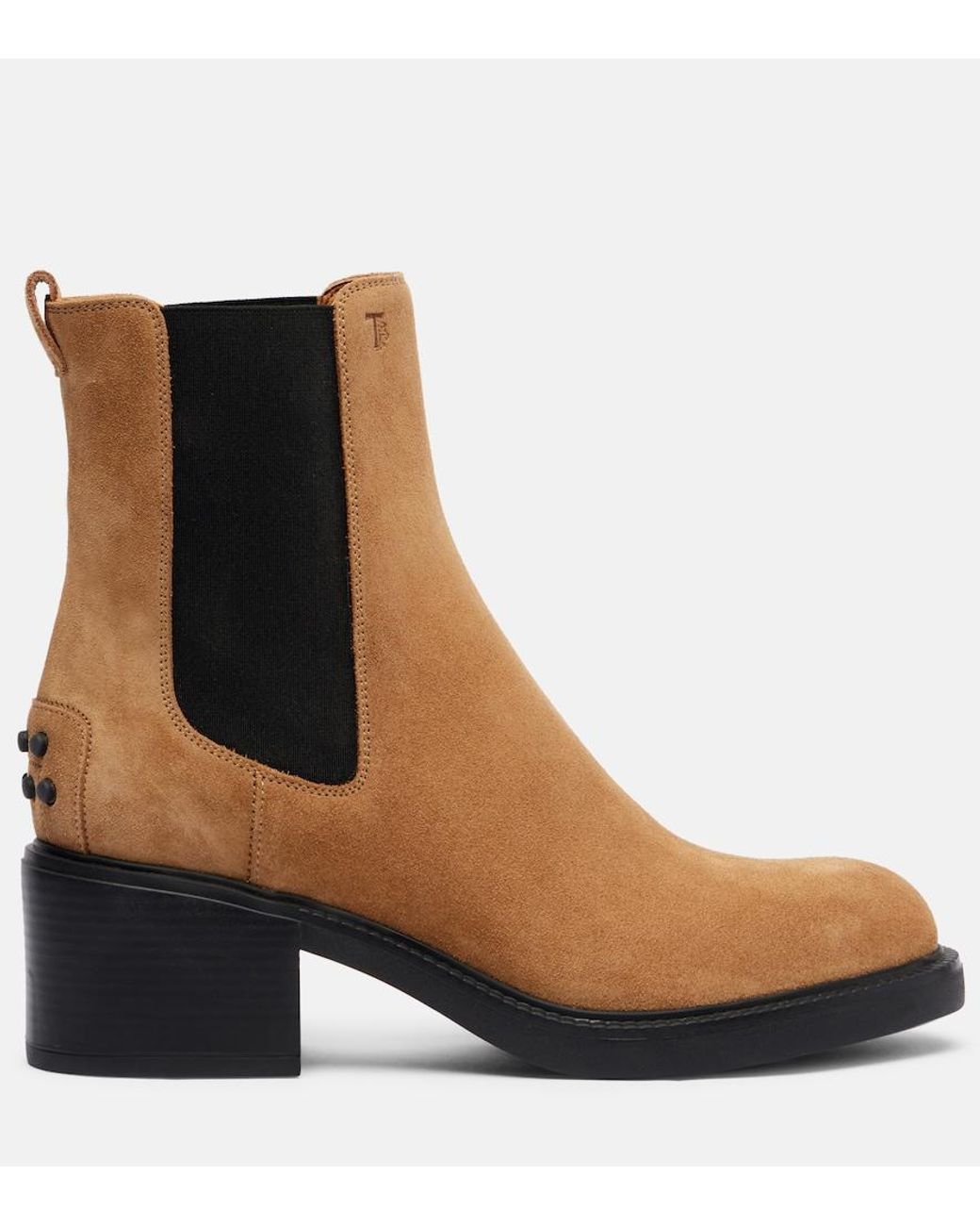 Tod's Brown Suede Chelsea Boots