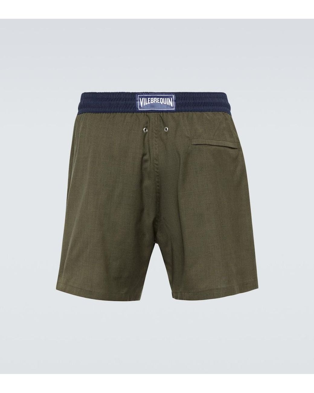 Vilebrequin Green X Woolmark Company Mangus Swim Trunks for men