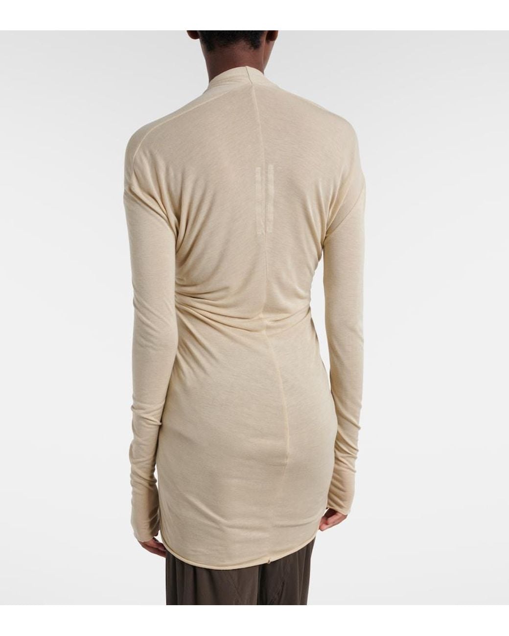 Rick Owens Natural Radiance Gathered Top