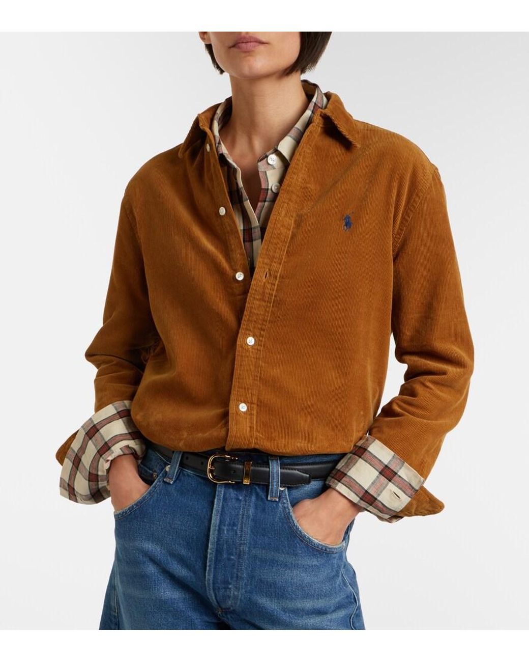 Polo Ralph Lauren Brown Cotton Corduroy Shirt