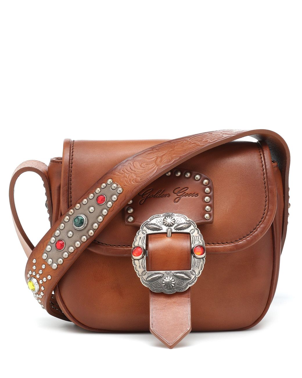 Golden Goose Deluxe Brand Rodeo Small Leather Crossbody Bag in Brown Lyst