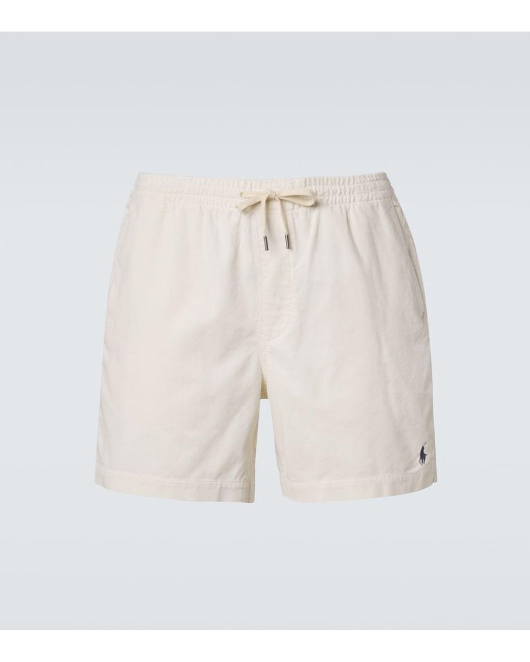 Polo Ralph Lauren White Cotton Shorts for men