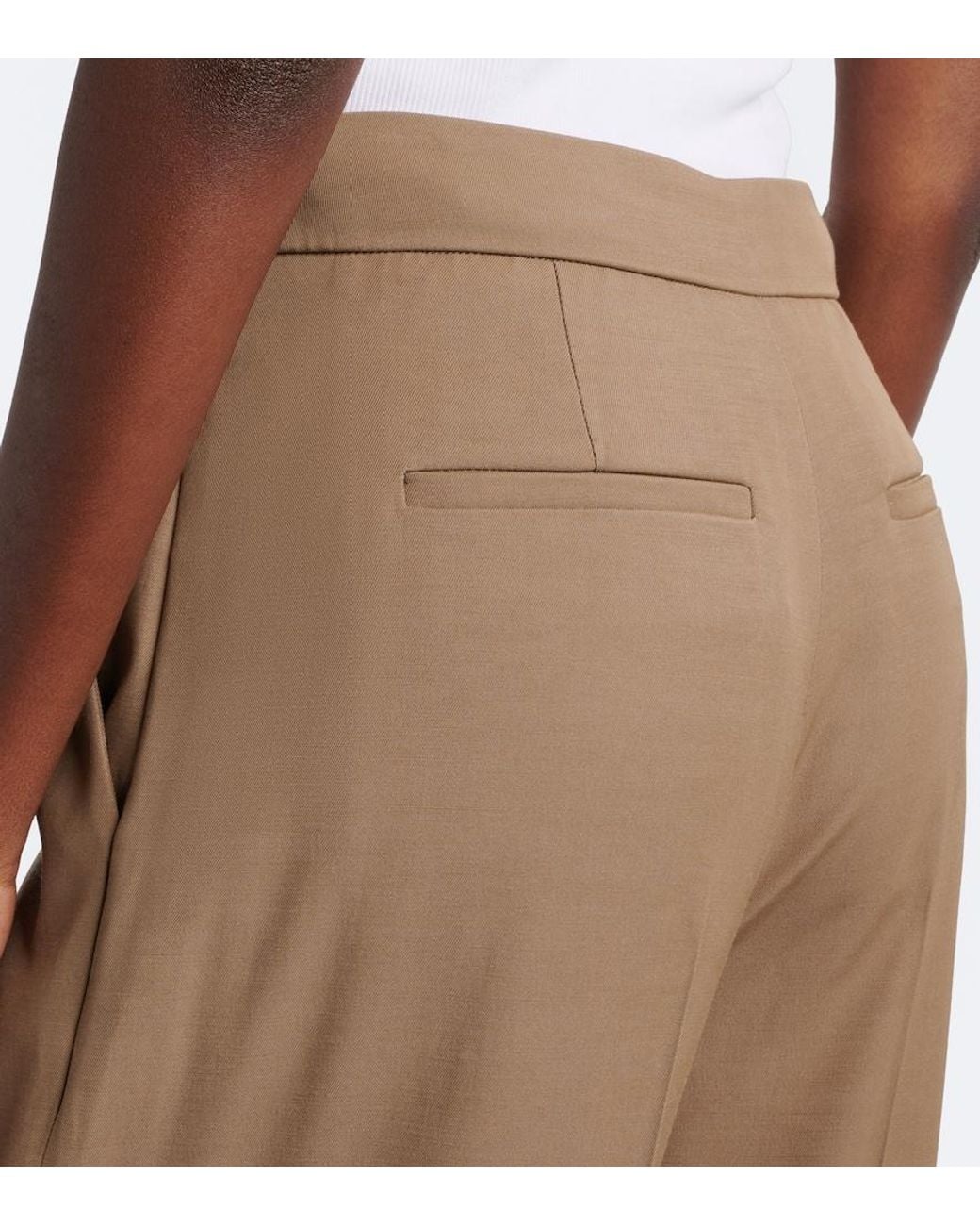 Joseph Brown Haxley Cady Twill Wide-Leg Pants
