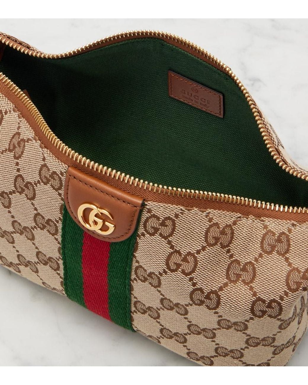 Gucci Brown J Mini Top-Handle Bag