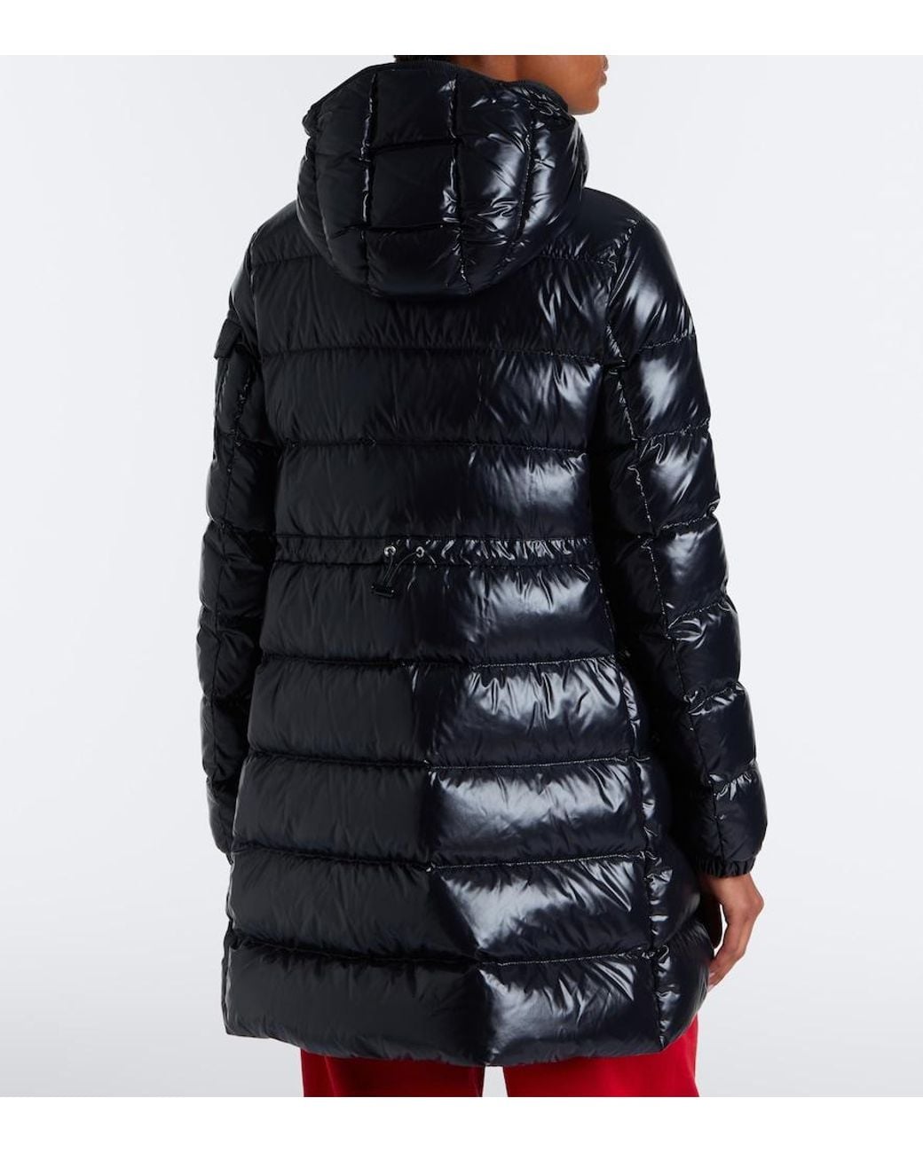 Moncler Black Courcelles Hooded Down Coat