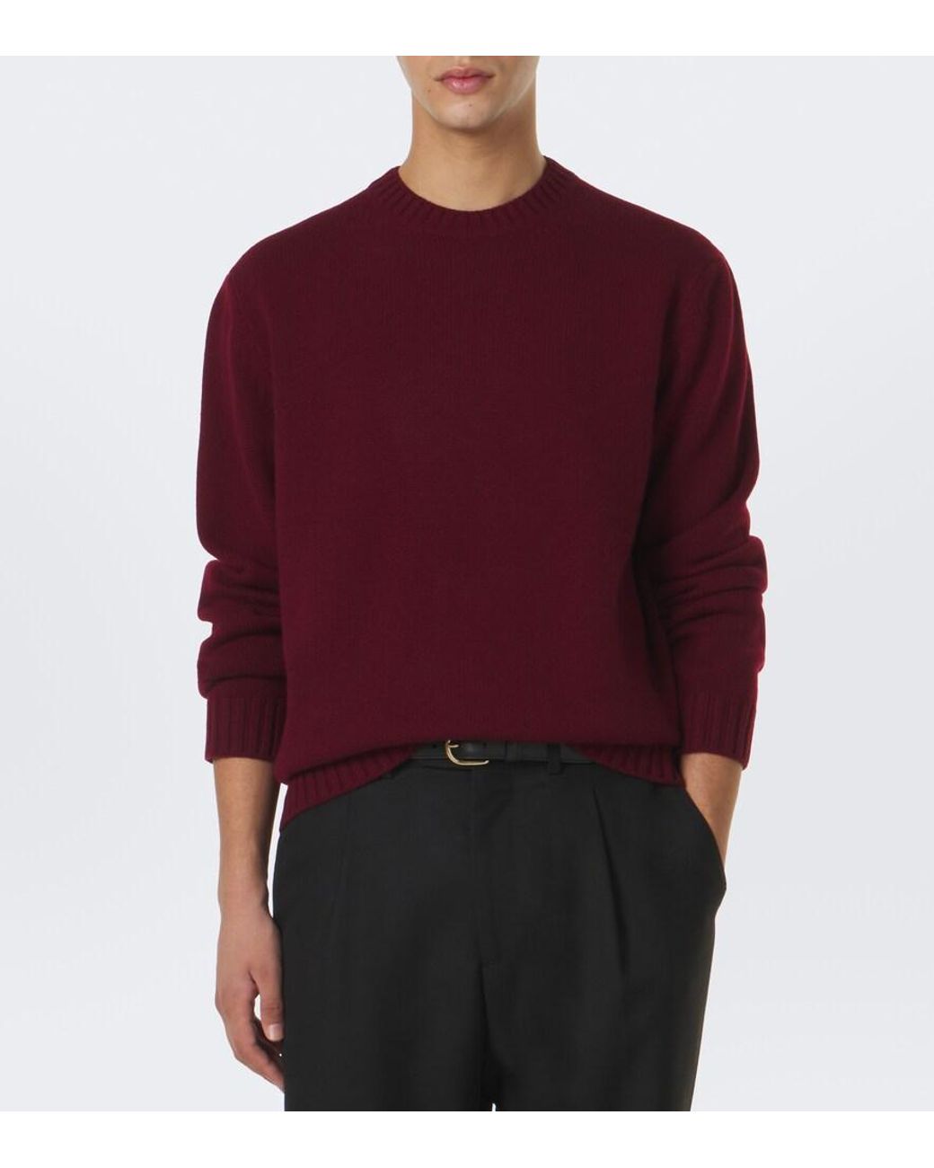 Saman Amel Red Gio Cashmere Sweater for men
