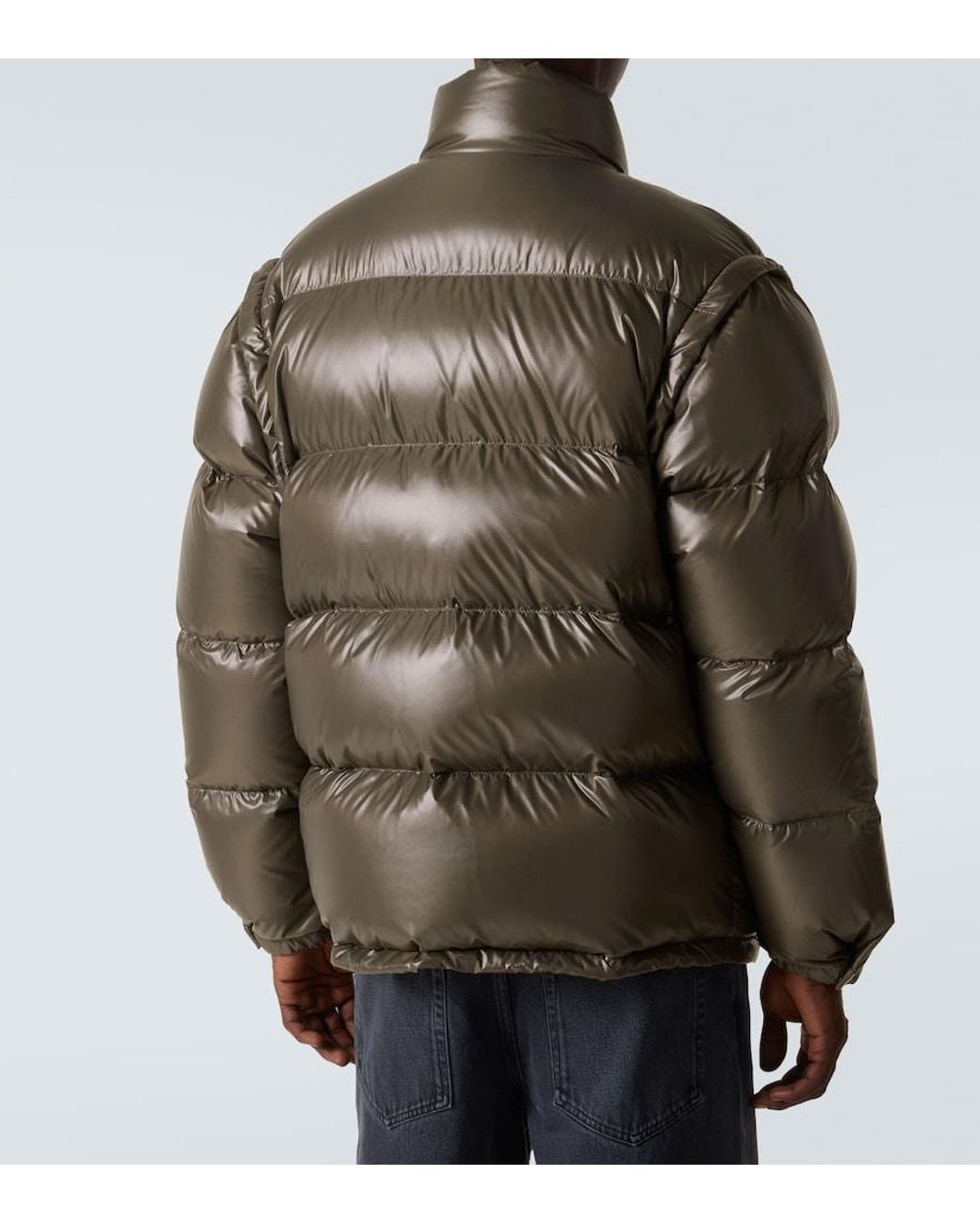 Prada Green Re-Nylon Down Jacket for men