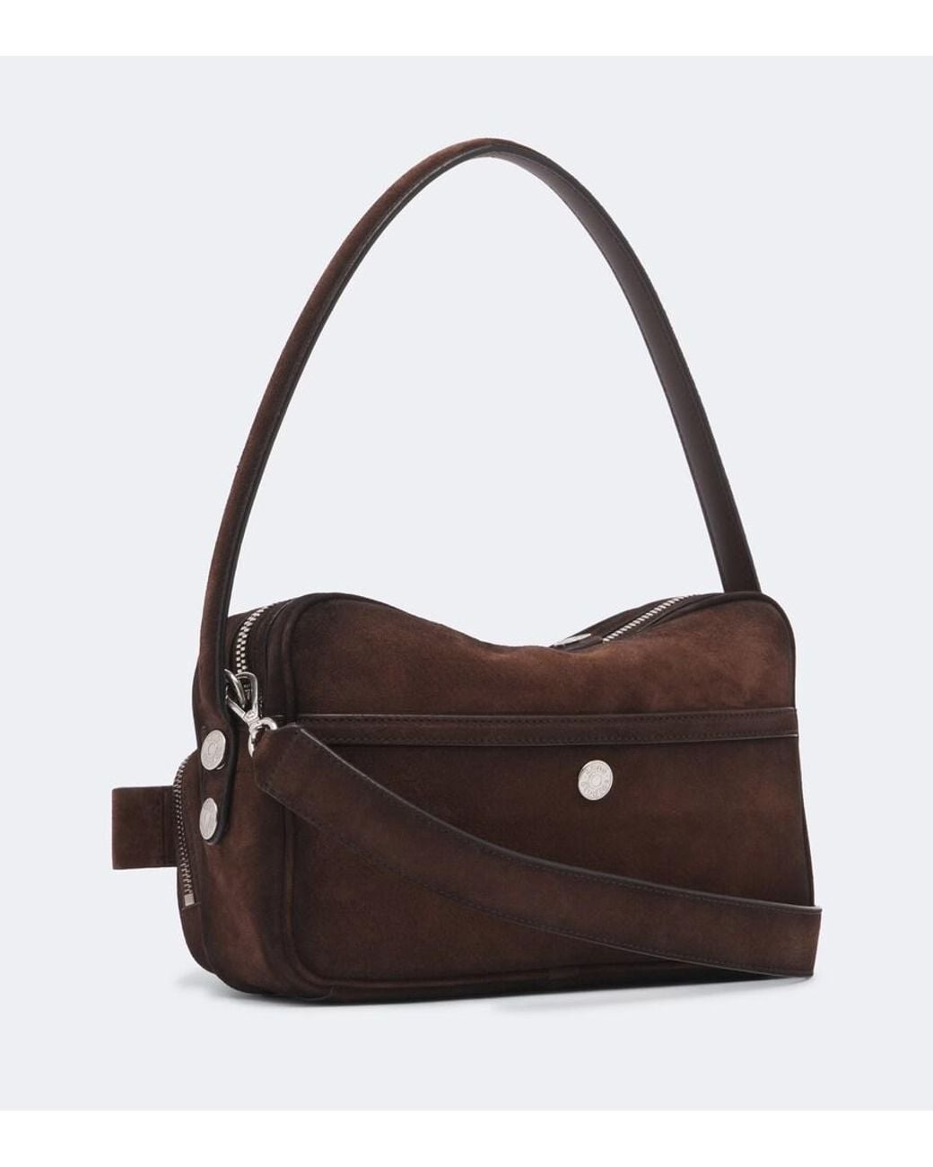 Acne Black Camero Party Suede Shoulder Bag