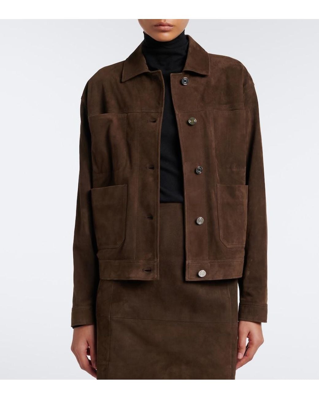 Vince Brown Suede Jacket