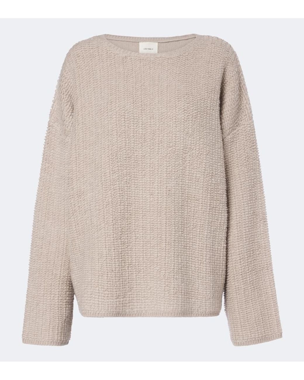Lisa Yang Natural Elsa Cashmere Sweater