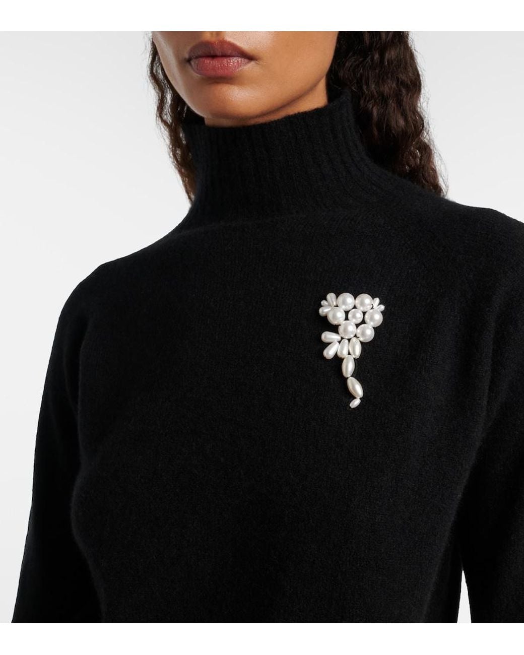 Pull En Cachemire A Ornements Simone Rocha en coloris Blue