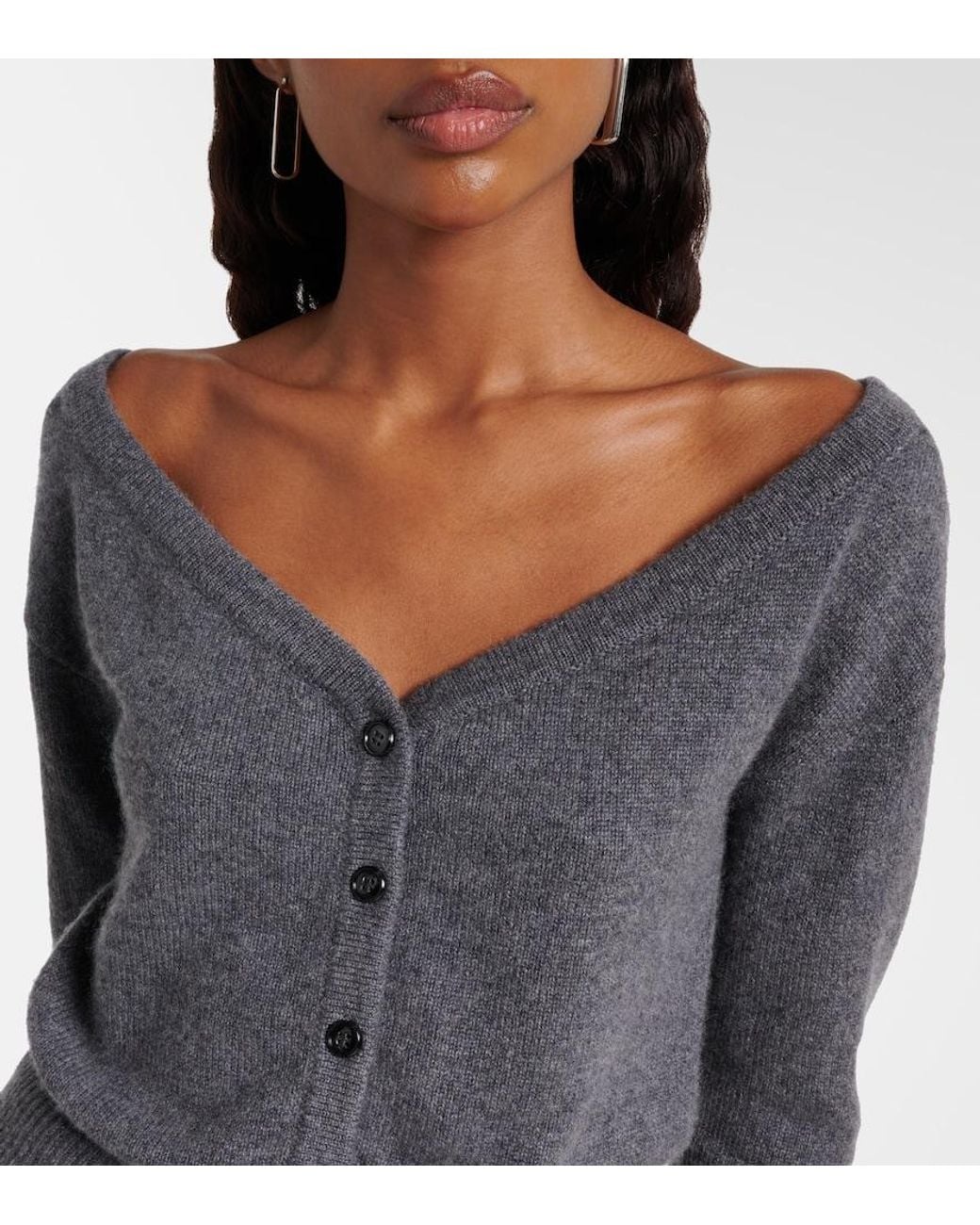 Lisa Yang Blue Beata Cashmere Cardigan