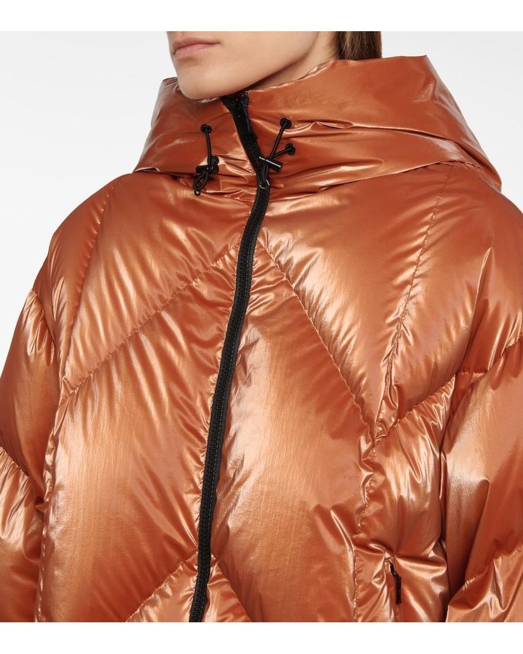 Moncler Brown Frele Nylon Down Jacket