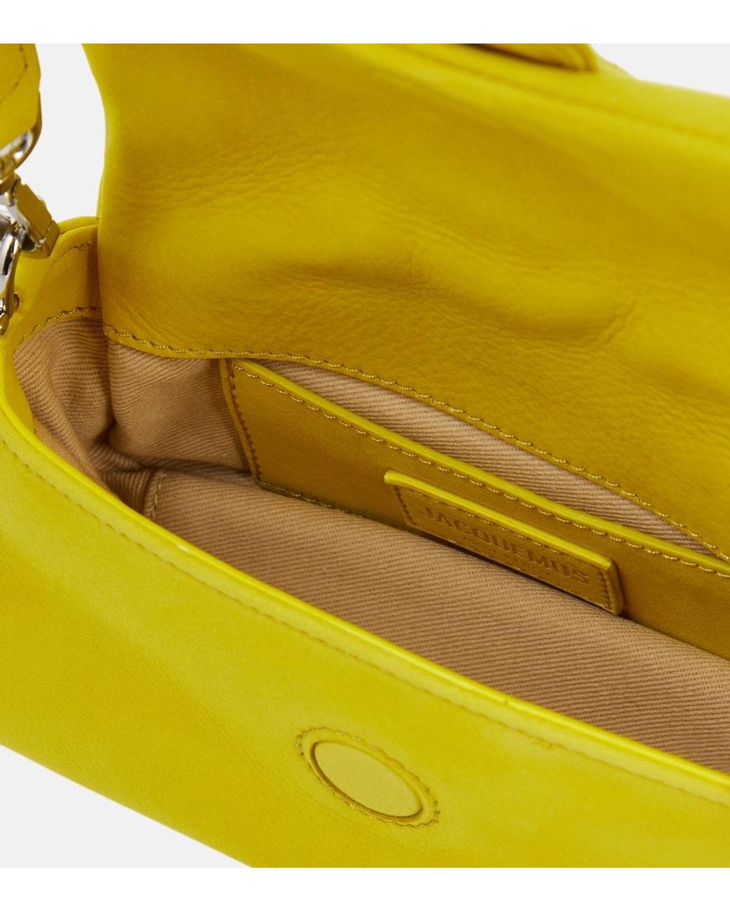 Jacquemus Yellow Le Petit Bambimou Leather Shoulder Bag