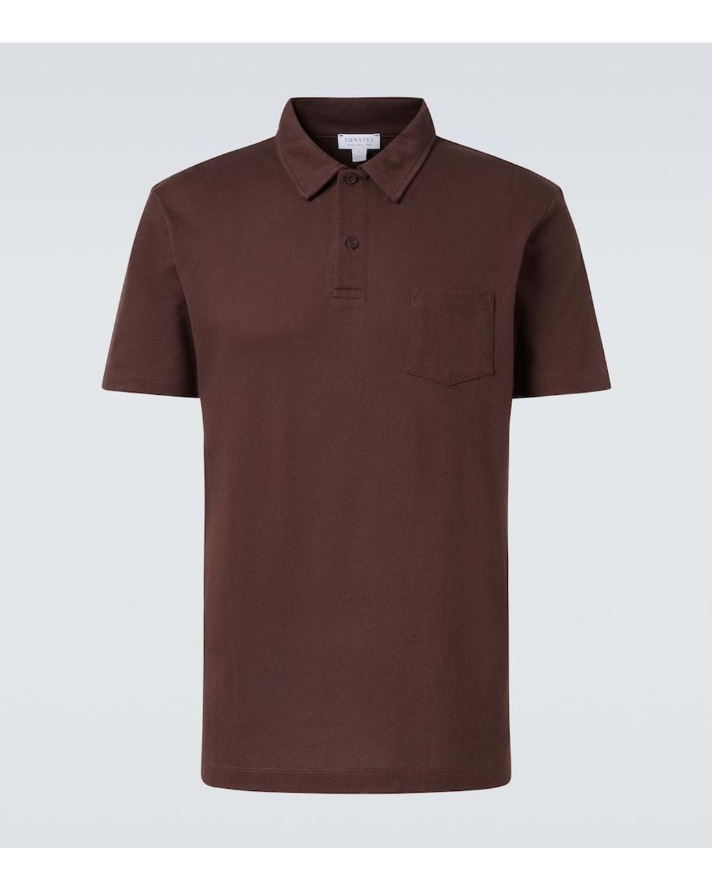Polo di Sunspel in Brown da Uomo