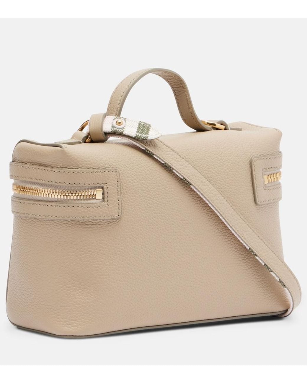 Burberry Natural Bloomsbury Leather Vanity Bag