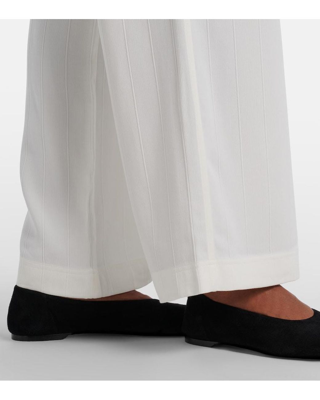 Totême  White Wide-Leg Pants