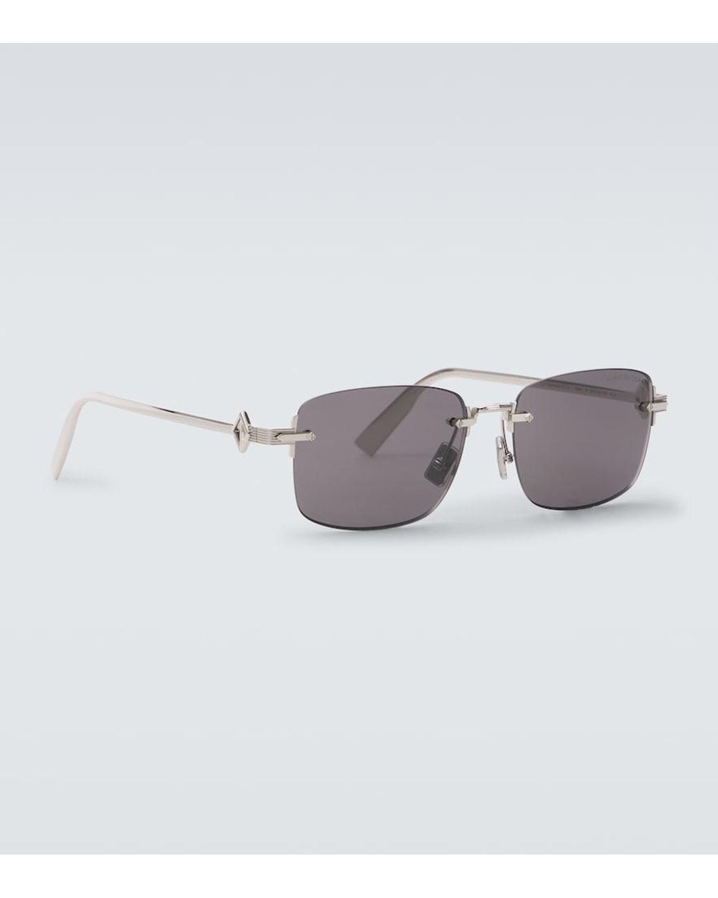 Dior Gray Cd Diamond S11U Rectangular Sunglasses for men