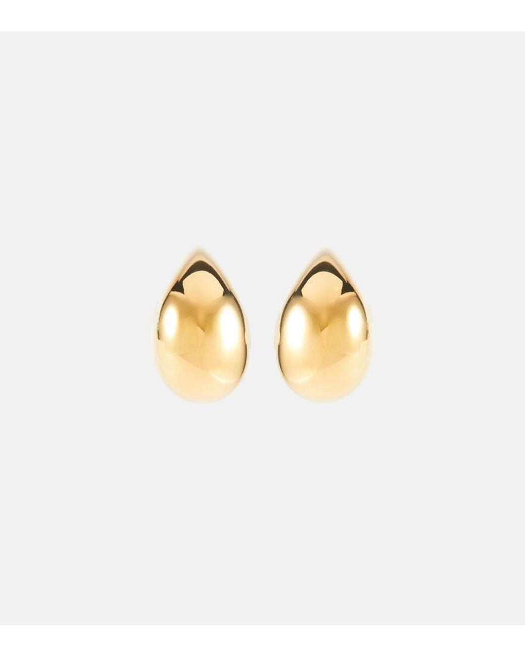 Bottega Veneta Metallic Drop-Plated Sterling Earrings