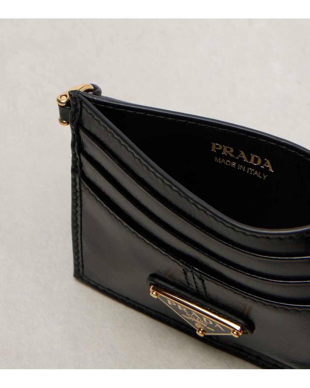 Portacarte di Prada in Black