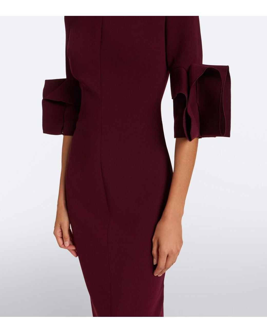 Roksanda Purple Eryl Midi Dress