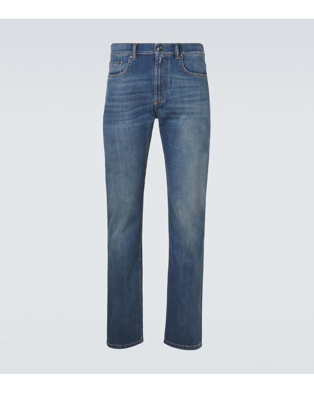 Jeans Rectos Versace de hombre de color Blue